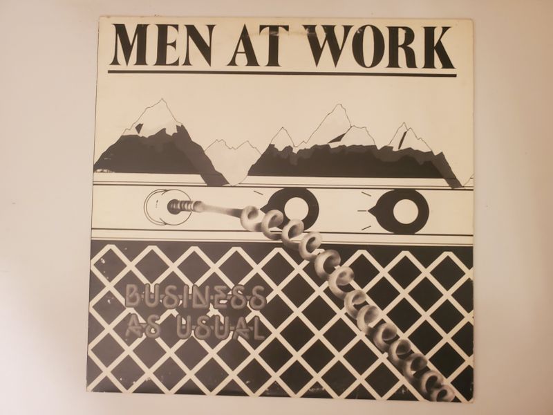 Men at Work Business as Usual vinyl record